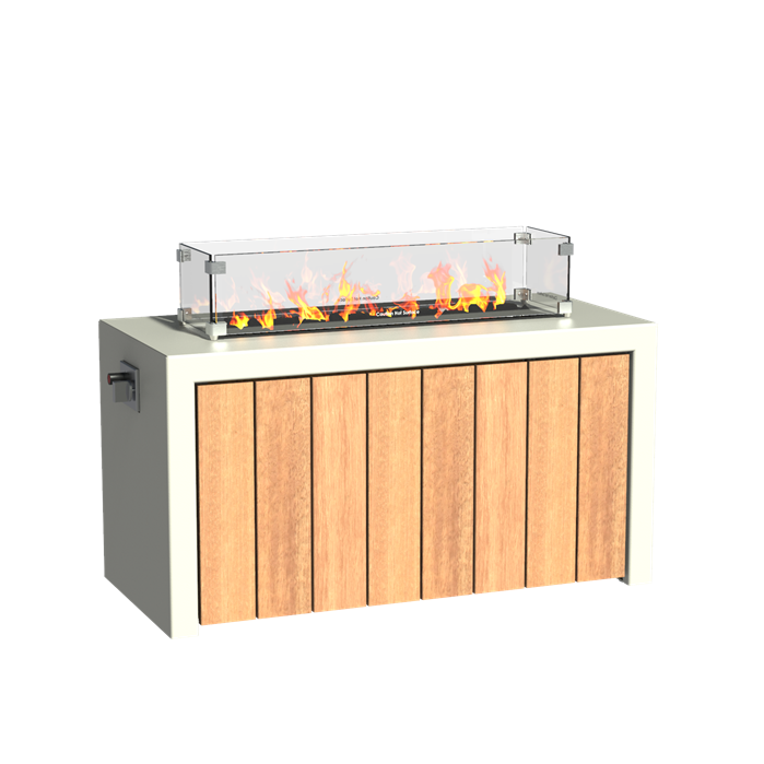 Aluminium langwerpige gashaard