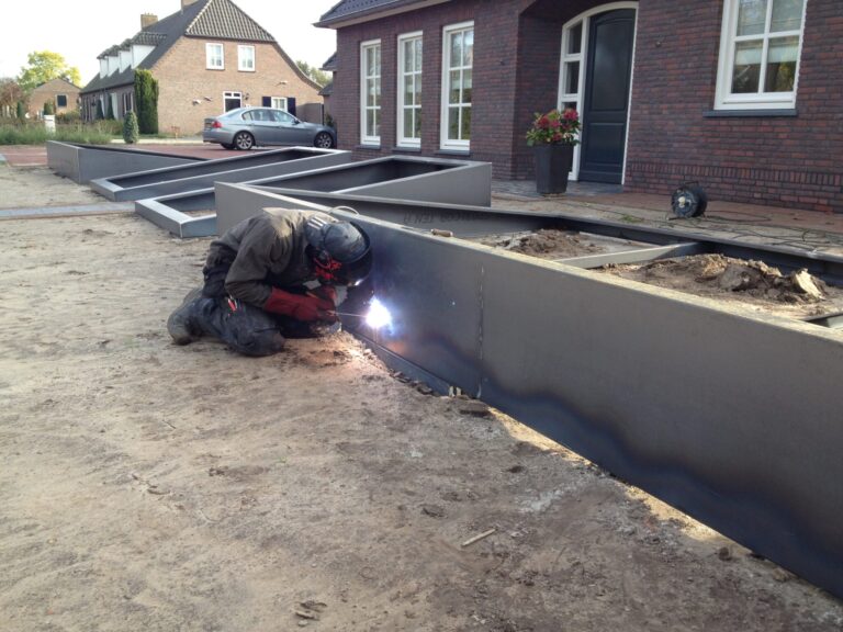 Borders schuin CorTenstaal