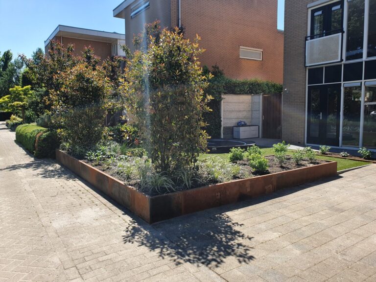 CorTenstalen keerwanden maatwerk steelgarden