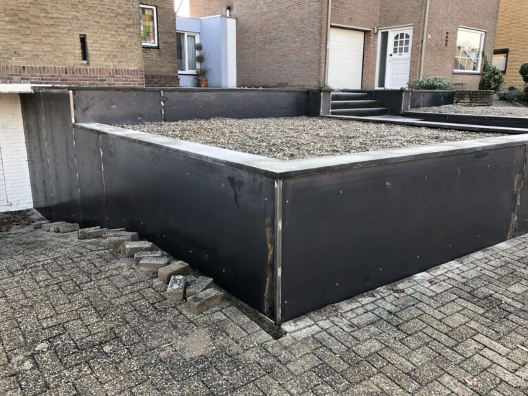 Entree inpakken met CorTenstaal