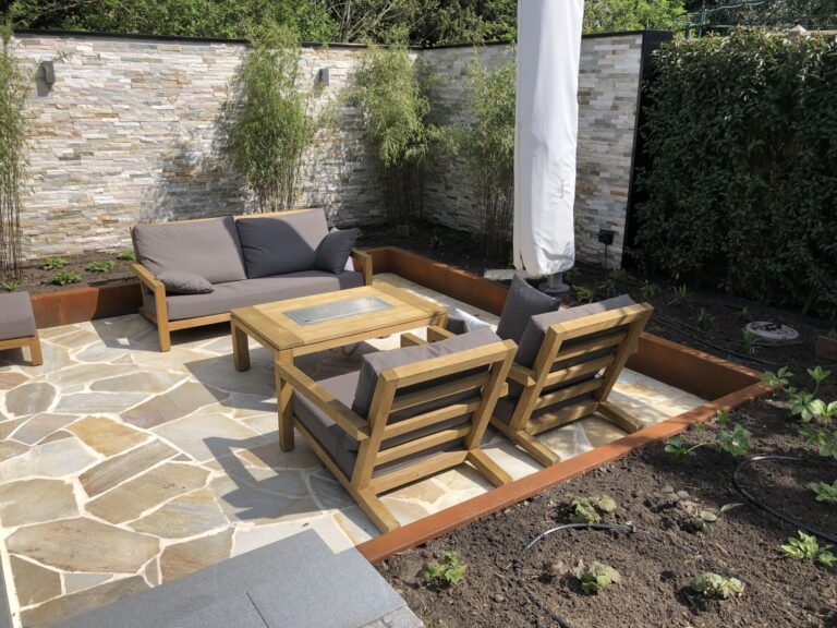 Keerwand CorTenstaal Steelgarden