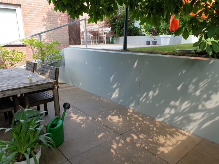 Keerwand maatwerk steelgarden