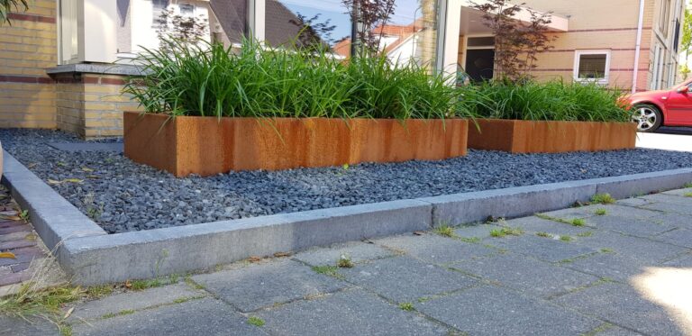 Keerwanden Cortenstaal Steelgarden