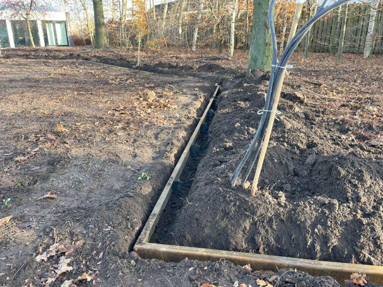 Maatwerk kantopsluiting grote tuin.