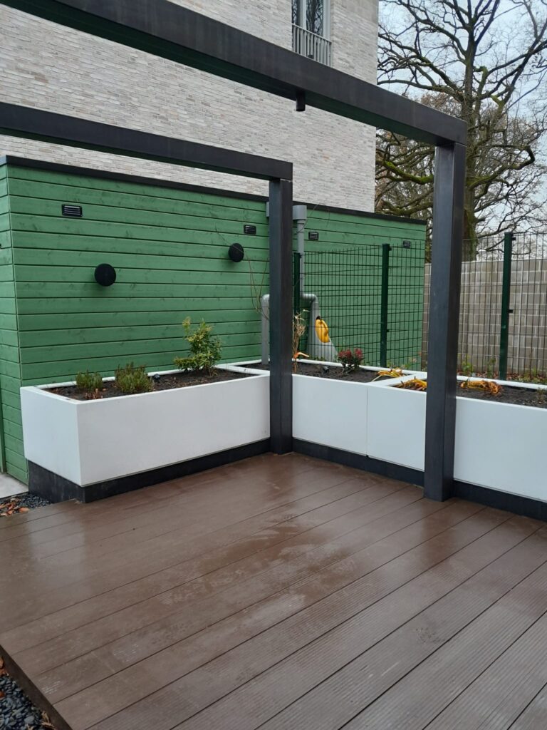 Pergola 150x150x3mm CorTen