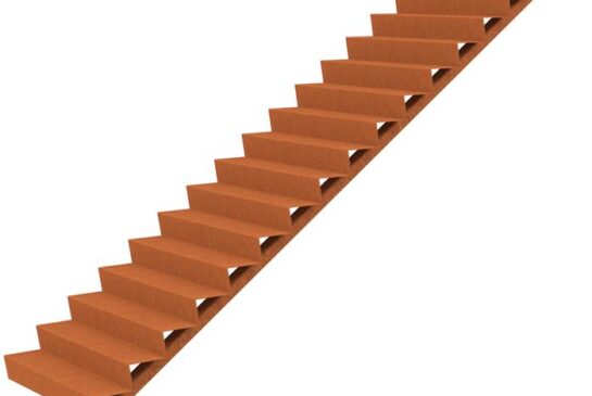 cortenstaal trap