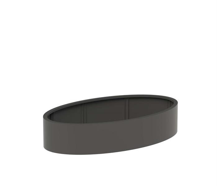 Aluminium plantenbak ellipse met bodem