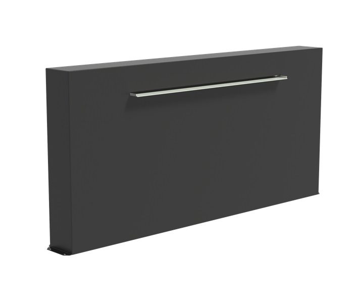 Aluminium vijvermuur vrij