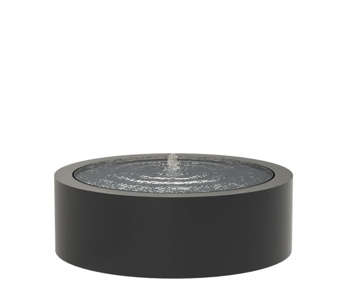 Aluminium watertafel rond