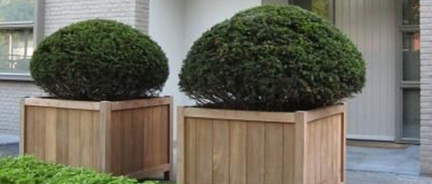 Hardhout plantenbakken