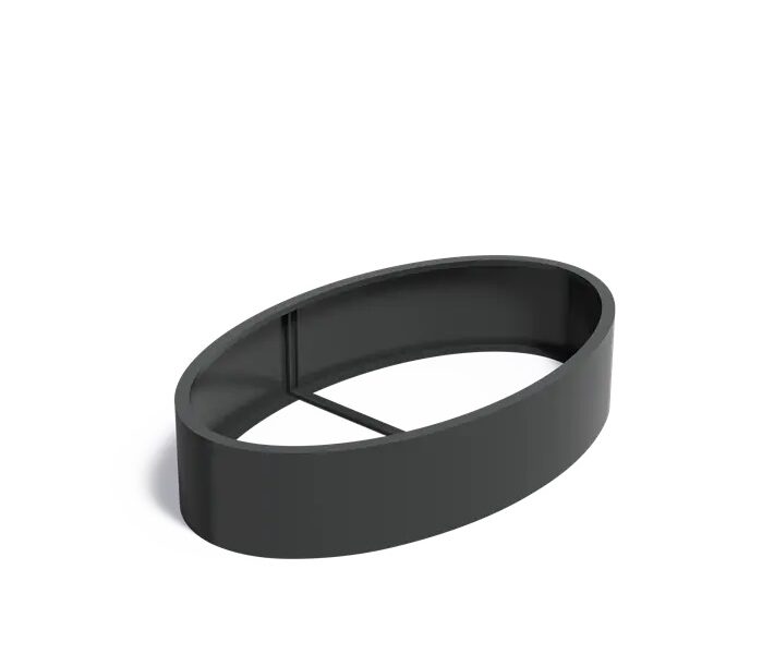Aluminium plantenbak ellipse zonder bodem