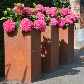 cortenstaal plantenbak op maat