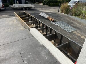 bovenkant cortenstalen plantenbak maatwerk
